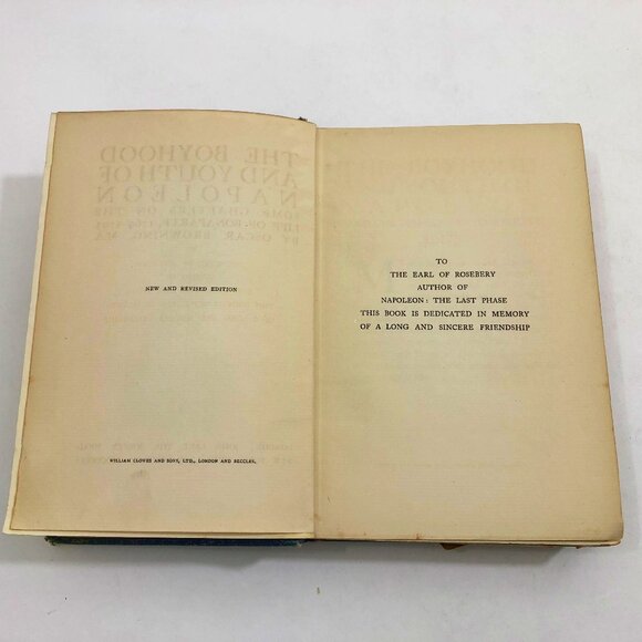 The Boyhood & Youth of Napoleon Oscar Browning copyright 1906 Revised - Picture 9 of 16